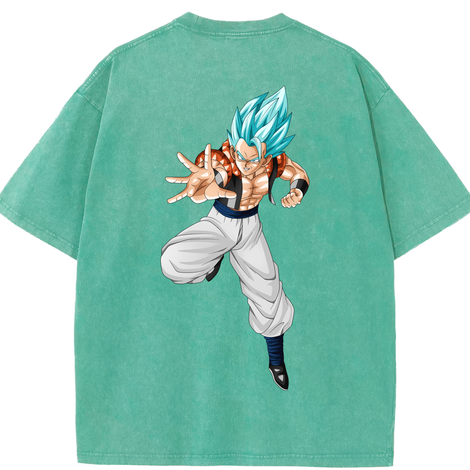 （画像用） ドラゴンボール ベジータ四世（Bejīta Yonsei）DRAGON BALL Vegeta IV 綿100% ヴィンテージ風 半袖Tシャツ（背面プリント）
